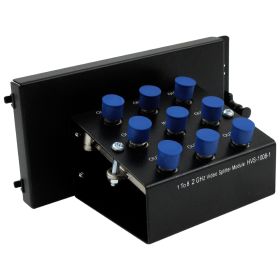 Wavenet – 8 (Option: Way Coaxial Cable Splitter Module with Metal Bracket, BiDirectional FType Connections for Structured Wiring Enclosure)