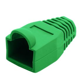 Cmple 50 (Option: Pack RJ45 Strain Relief Boots, RJ45 Boots for Cat6, Cat5e Ethernet RJ45 LAN Cable Connector Boots Cover  50 PCS, Green)