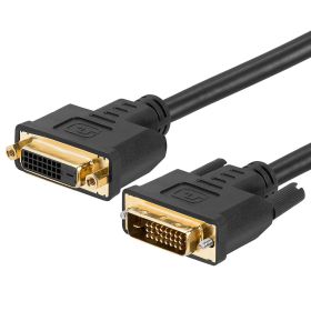 DVI (Option: D Dual Link Extension Cable M/F – Gold Plated 15 Feet)