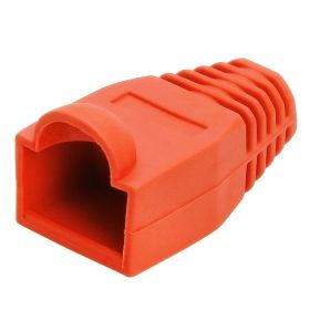 RJ45 Color Coded Strain Relief Boots 50pcs (Option: Red)