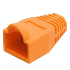 RJ45 Color Coded Strain Relief Boots 50pcs (Option: Orange)