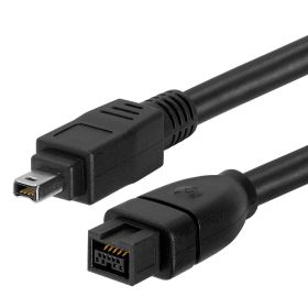 FireWire 800 9 (Option: Pin To FireWire 400 4Pin Bilingual Cable  15 Feet Black)