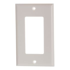 White Decora Wall Plate (Option: 1Gang)