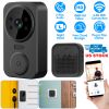 WiFi Security Doorbell Camera with Volume Adjustable Wireless Chime 1080P Camera Night Vision 2-Way Audio Free Cloud Storage