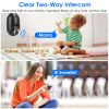 E27 WiFi Bulb Camera 1080P FHD WiFi IP Pan Tilt Security Surveillance Camera with Two-Way Audio Night Vision Motion Detection Function APP Control